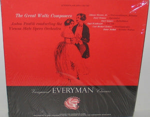 Anton Paulik, Vienna State Opera Orchestra* - The Great Waltz Composers (LP)