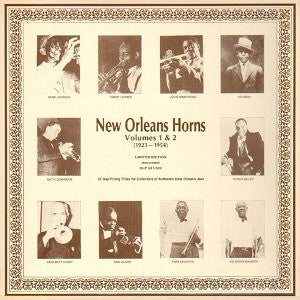 Various - New Orleans Horns Volumes 1 & 2 1923-1954 (2xLP, Comp, Mono)