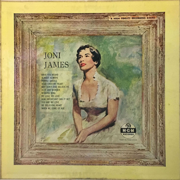 Joni James - Award Winning Album (LP, Album, Comp, Mono)