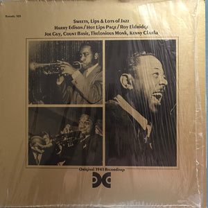 Harry Edison / Hot Lips Page / Roy Eldridge - Sweets, Lips & Lots Of Jazz (LP, Album, Mono, RM)