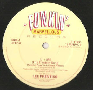 Lee Prentiss - U + Me (The Einstein Song) (Remix) (12")
