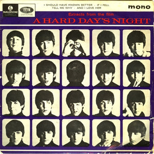 The Beatles - Extracts From The Film A Hard Day's Night (7", EP, Mono)