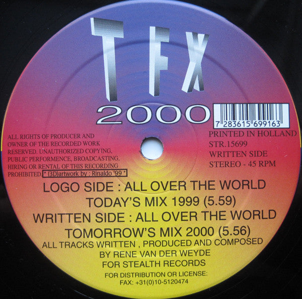 TFX - 2000 (12", Promo)