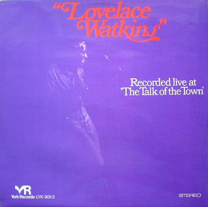 Lovelace Watkins - Recorded Live At The Talk Of The Town (2xLP, Album)
