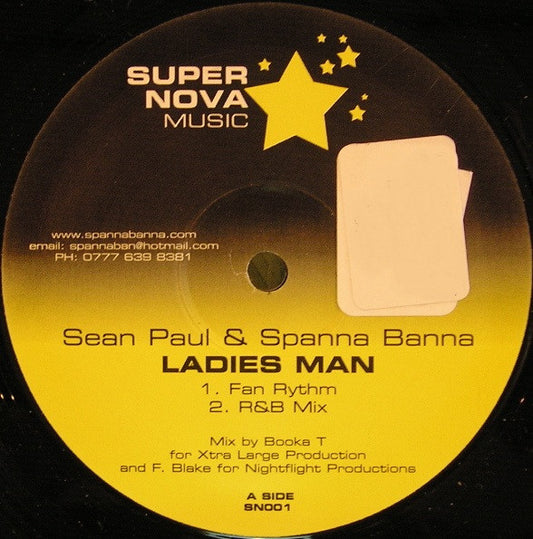 Sean Paul & Spanna Banna* - Ladies Man (12")