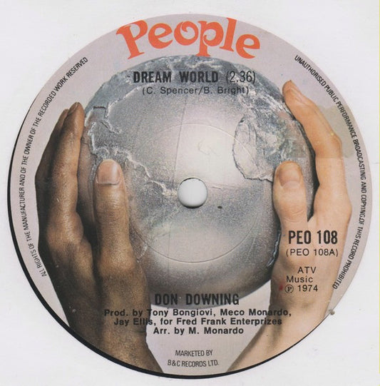 Don Downing - Dream World (7", Sol)