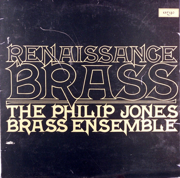 Philip Jones Brass Ensemble - Renaissance Brass (Music From 1400-1600) (LP)