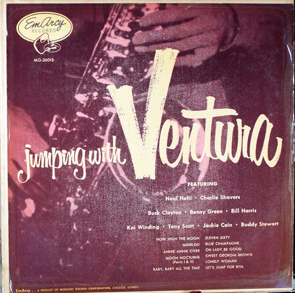 Charlie Ventura - Jumping With Ventura (LP, Album)