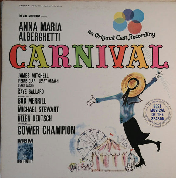 Carnival! Original Broadway Cast - Carnival! (LP, Mono)