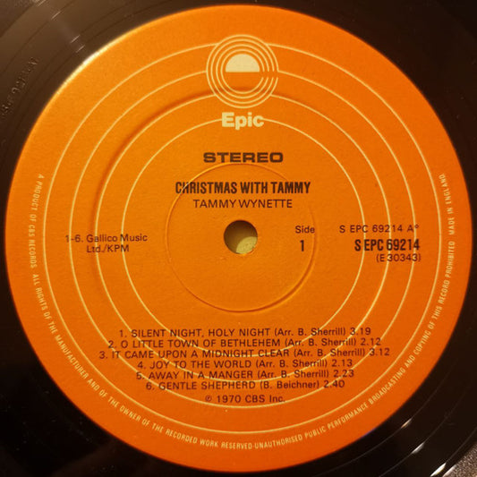 Tammy Wynette - Christmas With Tammy (LP, Album, Ora)