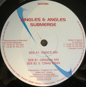 Singles & Angles - Submerge (12")