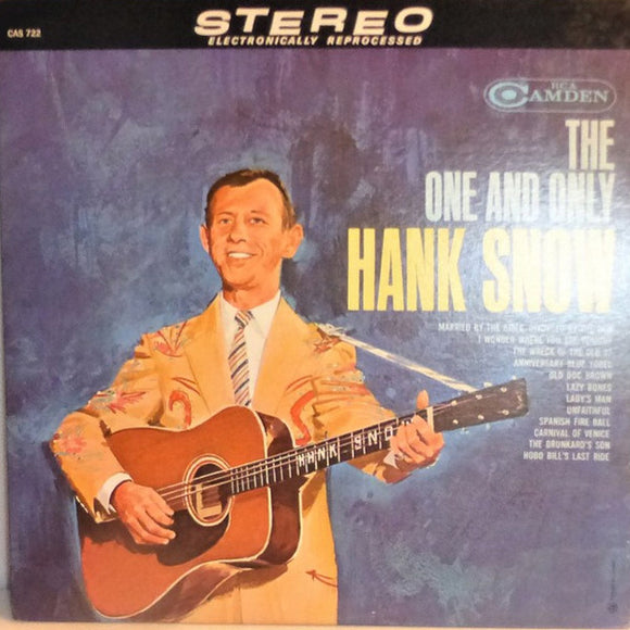 Hank Snow - The One And Only Hank Snow (LP, Album)