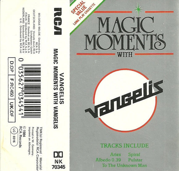 Vangelis - Magic Moments With Vangelis (Cass, Comp)