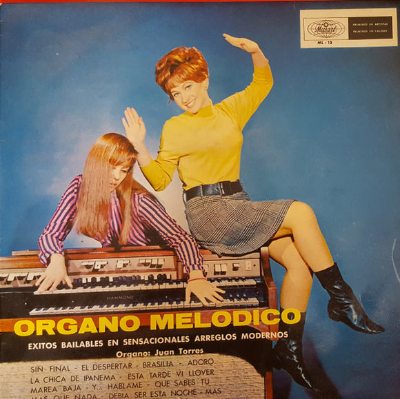 Juan Torres - Organo Melodico Exitos Bailables (LP, Album)