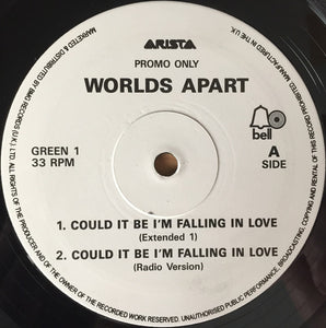 Worlds Apart - Could It Be I'm Falling In Love (12", Promo)