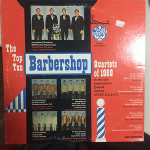 Various - The Top Ten Barbershop Quartets Of 1969 (LP, Album, RE)