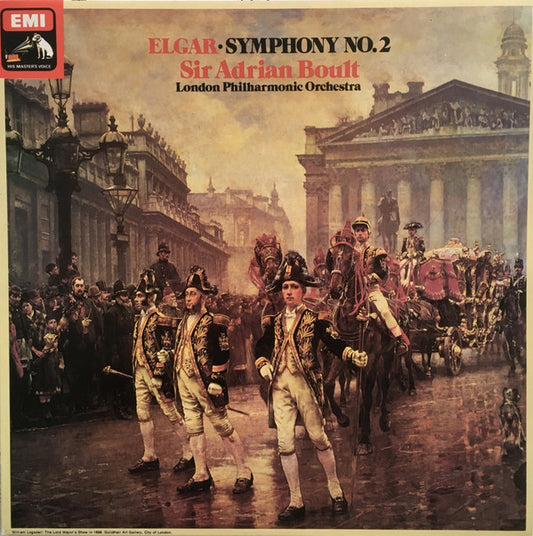 Elgar* - Sir Adrian Boult, London Philharmonic Orchestra* - Symphony No. 2 (LP, Album, Quad, RE)