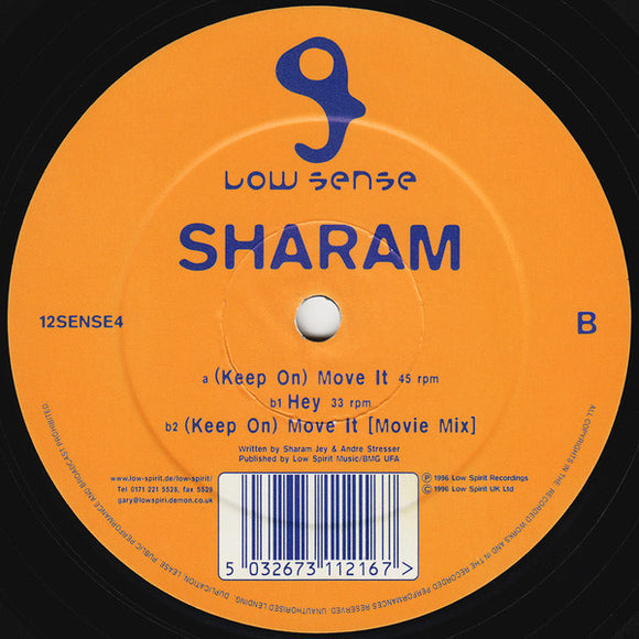 Sharam - (Keep On) Move It (12