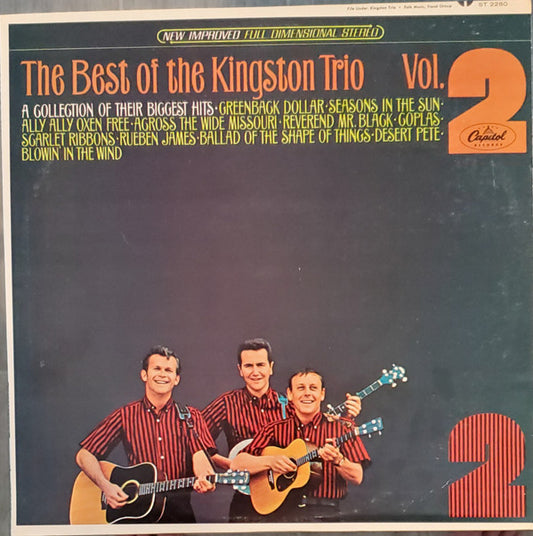 Kingston Trio - The Best Of The Kingston Trio Vol. 2 (LP, Comp)