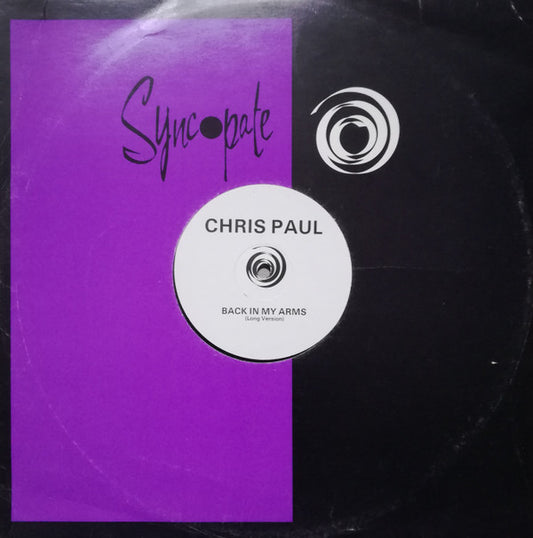 Chris Paul - Back In My Arms (12", Promo)