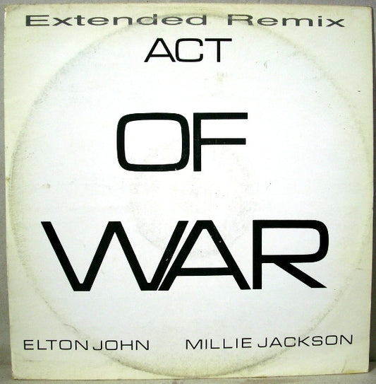 Elton John / Millie Jackson - Act Of War (Extended Remix) (12")