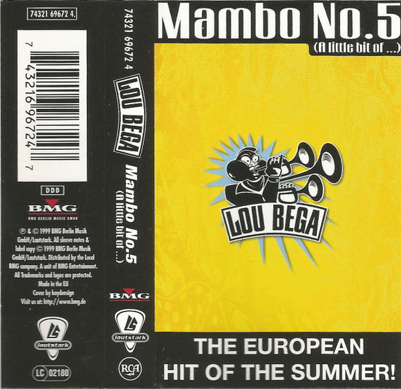 Lou Bega - Mambo No. 5 (A Little Bit Of...) (Cass, Single)