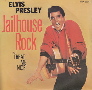 Elvis Presley - Jailhouse Rock (7", Single, RE)