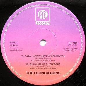 The Foundations - Baby Now That I've Found You (12", EP)