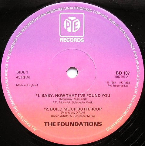 The Foundations - Baby Now That I've Found You (12