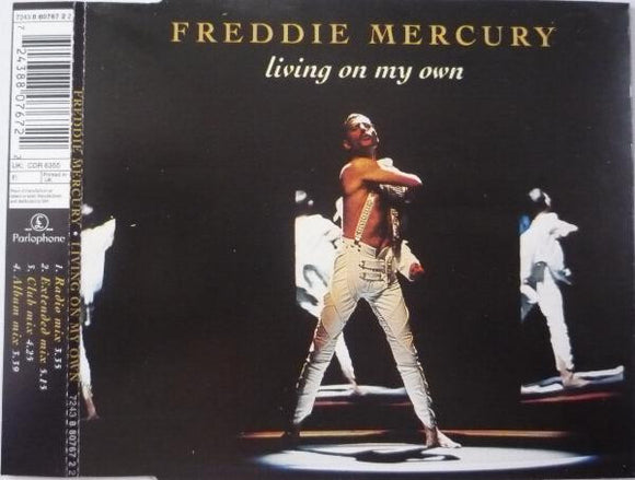Freddie Mercury - Living On My Own (CD, Single)
