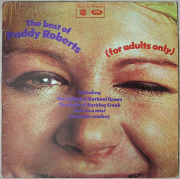 Paddy Roberts (2) - The Best Of Paddy Roberts (For Adults Only) (LP, Comp)