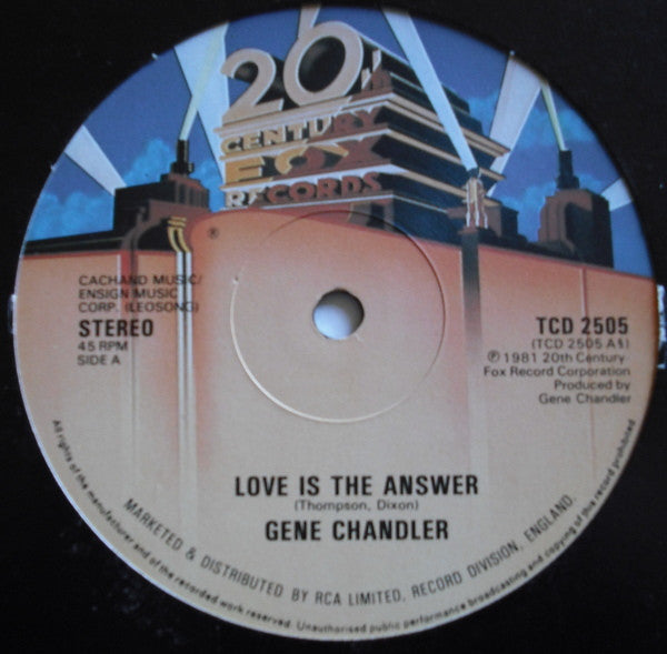 Gene Chandler - Love Is The Answer (12")
