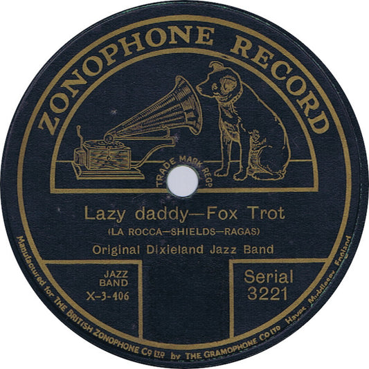 Original Dixieland Jazz Band / Joseph C. Smith's Orchestra - Lazy Daddy / Mammy's Lullaby (Shellac, 10")