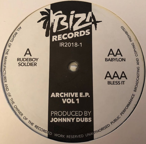 Johnny Dubs - Archive E.P. Vol 1 (12