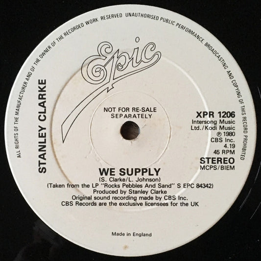 Stanley Clarke - We  Supply (12", S/Sided, Single, Promo)