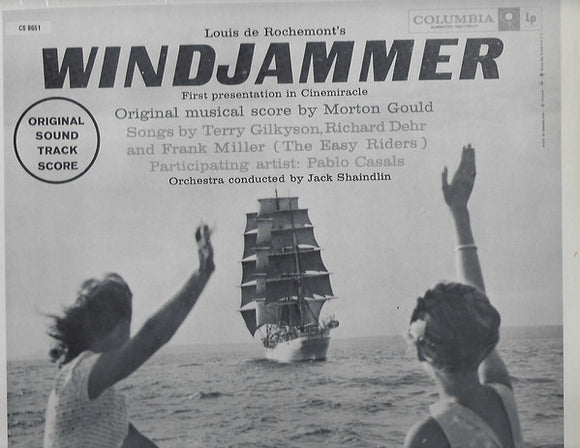 Morton Gould Songs By Terry Gilkyson, Richard Dehr And Frank Miller - (The Easy Riders)* - Windjammer (LP, Album, RE)