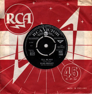 Elvis Presley with The Jordanaires - Tell Me Why (7", Single)