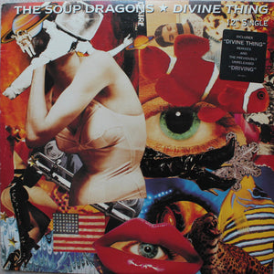The Soup Dragons - Divine Thing (12", Single, Promo)