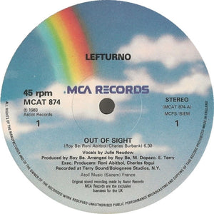 Lefturno - Out Of Sight (12")