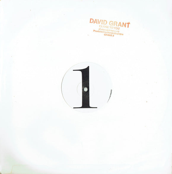 David Grant - Close To You (Extended Version) (12
