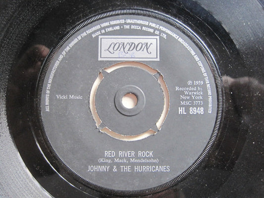 Johnny And The Hurricanes - Red River Rock (7", Single, RE)