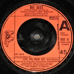 Bee Gees - Love You Inside Out (7", Single, Red)