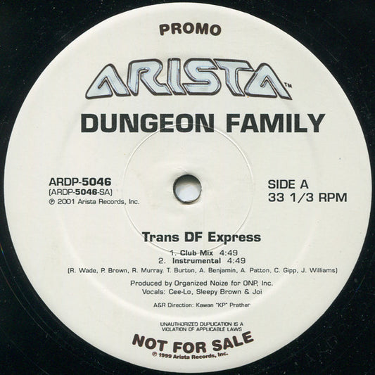 Dungeon Family - Trans DF Express (12", Promo)