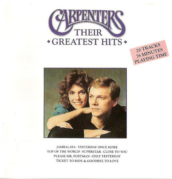 Carpenters - Their Greatest Hits (CD, Comp)