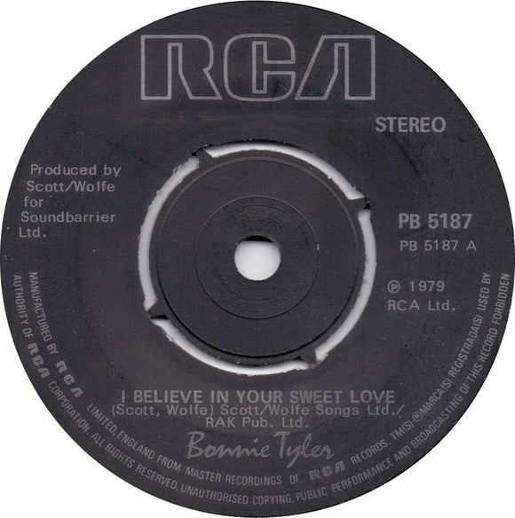 Bonnie Tyler - I Believe In Your Sweet Love (7