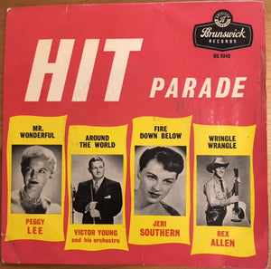 Peggy Lee, Victor Young And His Orchestra, Jeri Southern, Rex Allen - Hit Parade (7", Mono)