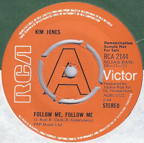 Kim Jones (5) - Follow Me, Follow Me (7
