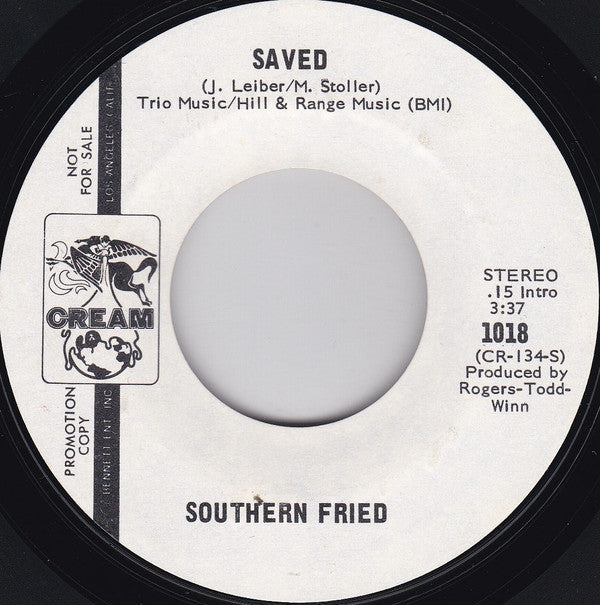 Southern Fried - Saved / Sixteen Ton (7", Promo)