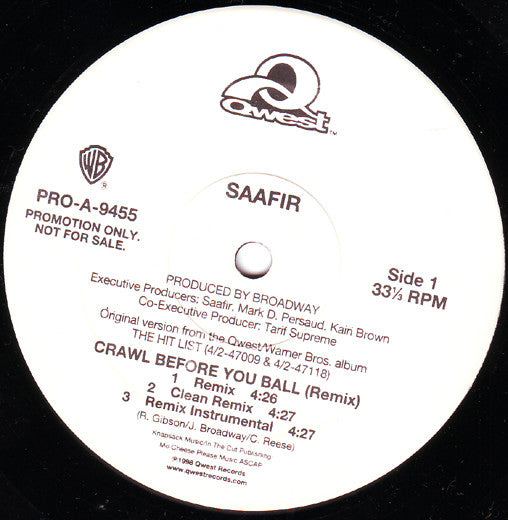 Saafir - Crawl Before You Ball (Remix) (12