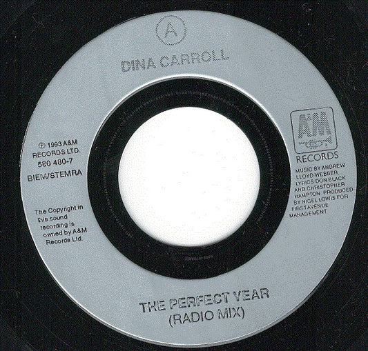 Dina Carroll - The Perfect Year (7", Single, Jukebox)